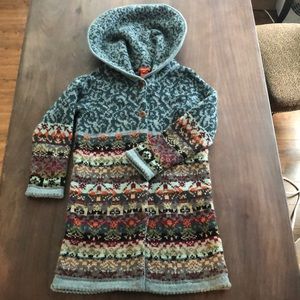 Sundance multicolor pattern long sweater